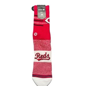 New Stance MLB Cincinnati‎ Reds 2024 Closer Crew Socks Casual Mens Large 9-13